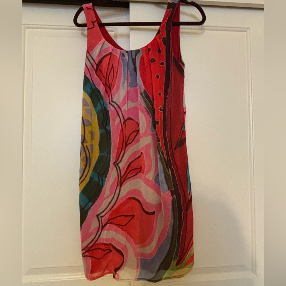 Desigual Multicolor Abstract Mini Dress